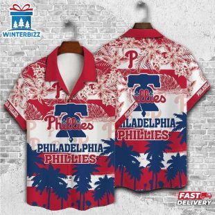 Philadelphia Phillies Tropical Paradise Summer Hawaiian Shirt