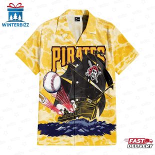 Pittsburgh Pirates High Seas Raider Summer Hawaiian Shirt