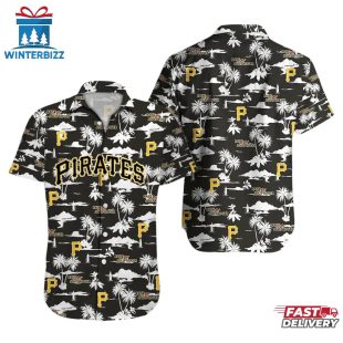 Pittsburgh Pirates Palm Island Summer Hawaiian Shirt