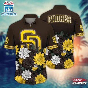 San Diego Padres Floral Pride Summer Hawaiian Shirt
