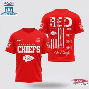 Kansas City Chiefs NFL Red Friday Firefighter 3D Shirt For Fans