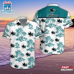 San Jose Sharks Island Escape Summer Hawaiian Shirt
