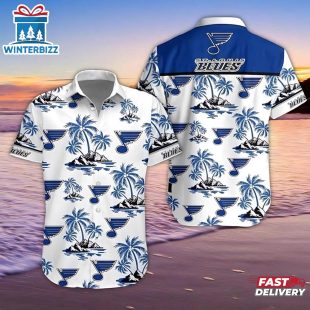 St. Louis Blues Island Harmony Summer Hawaiian Shirt
