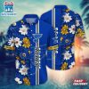 St. Louis Blues Striped Bloom Summer Hawaiian Shirt