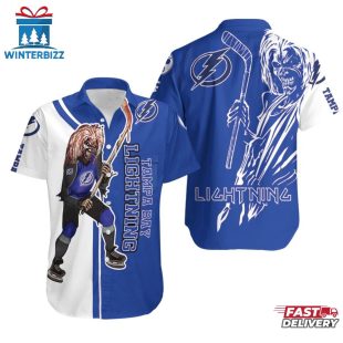 Tampa Bay Lightning And Zombie For Fan Summer Hawaiian Shirt
