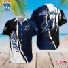 Tampa Bay Lightning Dark Blue And Black Summer Hawaiian Shirt