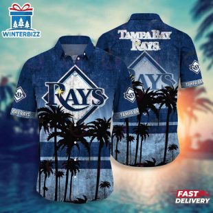 Tampa Bay Rays Iconic Palm Sunset Summer Hawaiian Shirt