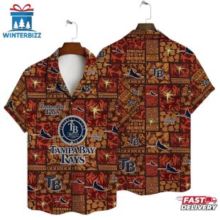 Tampa Bay Rays Island Sunset Summer Hawaiian Shirt