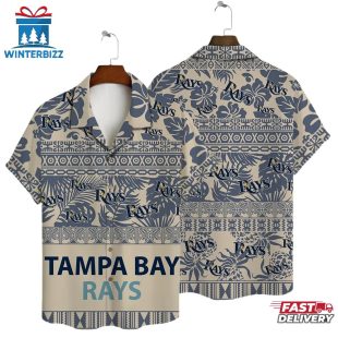 Tampa Bay Rays Tribal Pattern Summer Hawaiian Shirt