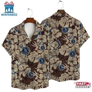 Tampa Bay Rays Tropical Logo Summer Hawaiian Shirt