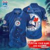 Toronto Blue Jays Custom Name Number Sports Summer Hawaiian Shirt