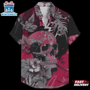 Atlanta Falcons Signature Skull NFL Hawaiian Shirt