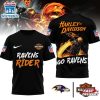 Baltimore Ravens NFL Ghost Rider Harley Davidson 3D T-Shirt For Fans 3 Baltimore Ravens NFL Ghost Rider Harley Davidson 3D T-Shirt For Fans