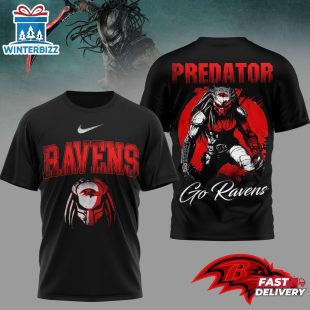 Baltimore Ravens NFL Predator Fan 3D T-Shirt