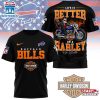 Buffalo Bills NFL Elvis Presley Harley Davidson 3D T-Shirt For Fans
