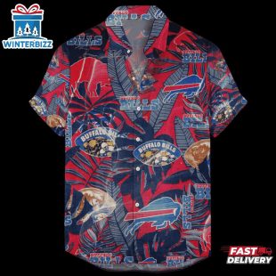 Buffalo Bills Retro Logo Hawaiian Shirt