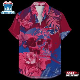 Buffalo Bills Signature Skull NFL Hawaiian Shirt
