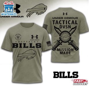 Buffalo Bills x Tactical Division NFL Tactical Under Armour 3D T-Shirt