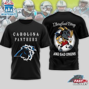 Carolina Panthers NFL x Bad Omens 3D T-Shirt