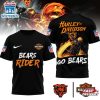 Chicago Bears NFL Ghost Rider Harley Davidson 3D T-Shirt For Fans 3 Chicago Bears NFL Ghost Rider Harley Davidson 3D T-Shirt For Fans
