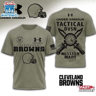 Cleveland Browns NFL Tactical Under Armour 3D T-Shirt