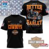 Dallas Cowboys NFL Elvis Presley Harley Davidson 3D T-Shirt For Fans