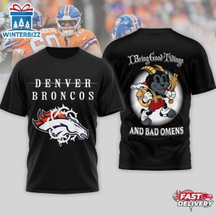 Denver Broncos NFL x Bad Omens 3D T-Shirt