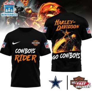 Detroit Lions NFL Ghost Rider Harley Davidson 3D T-Shirt For Fans