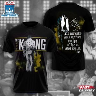 Elvis Presley Biography 3D T-Shirt For Fans