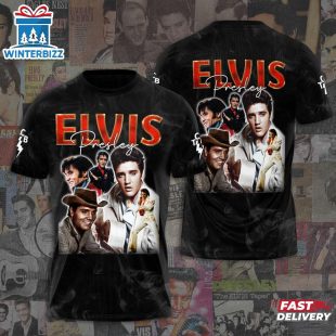 Elvis Presley Concert 3D T-Shirt For Fans