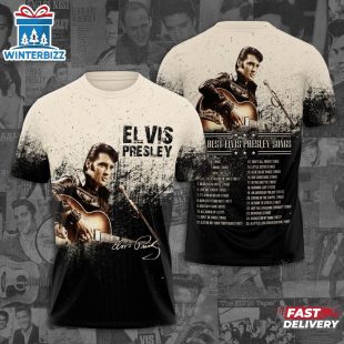 Elvis Presley Music 3D T-Shirt For Fans
