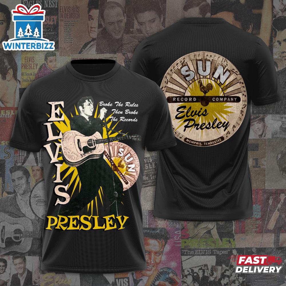 Elvis Presley Star 3D T-Shirt For Fans Elvis Presley Star 3D T-Shirt For Fans