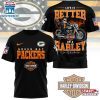 Green Bay Packers NFL Elvis Presley Harley Davidson 3D T-Shirt For Fans