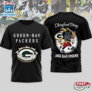 Green Bay Packers NFL x Bad Omens 3D T-Shirt