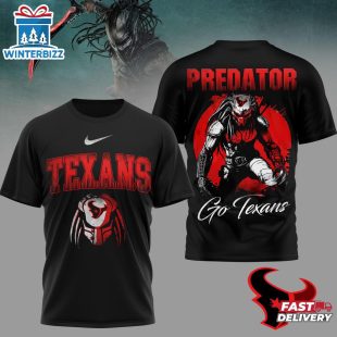 Houston Texans NFL Predator Fan 3D T-Shirt