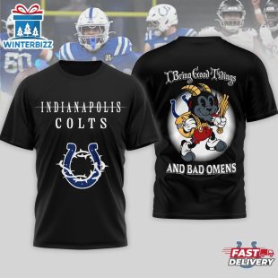 Indianapolis Colts NFL x Bad Omens 3D T-Shirt