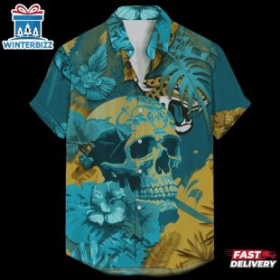 Jacksonville Jaguars Signature Skull NFL Hawaiian Shirt