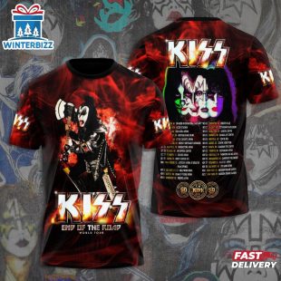 Kiss Band 3D 3D T-Shirt For Fans