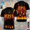 Kiss Band Concert 3D T-Shirt For Fans