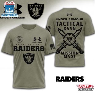 Las Vegas Raiders NFL Tactical Under Armour 3D T-Shirt