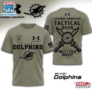 Miami Dolphins NFL Tactical Under Armour 3D T-Shirt