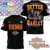 Minnesota Vikings NFL Elvis Presley Harley Davidson 3D T-Shirt For Fans