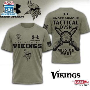 Minnesota Vikings NFL Tactical Under Armour 3D T-Shirt