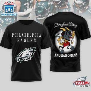 Philadelphia Eagles NFL x Bad Omens 3D T-Shirt