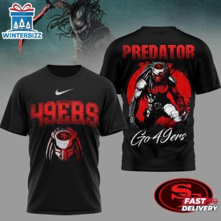 San Francisco 49ers NFL Predator Fan 3D T-Shirt