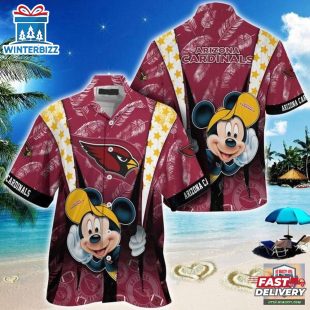 Arizona Cardinals nfl mickey mouse Hawaiian Shirt custom for fan