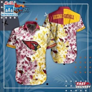 Arizona Cardinals NFL Mix Color Hawaiian Shirt