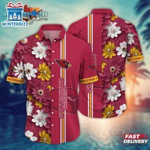 Arizona Cardinals NFL Summer Pattern Hawaiian Shirt Gifts For Fan
