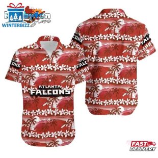 Atlanta Falcons Coconut Trees Nfl Gift For Fan Hawaii Shirt Summer Collection