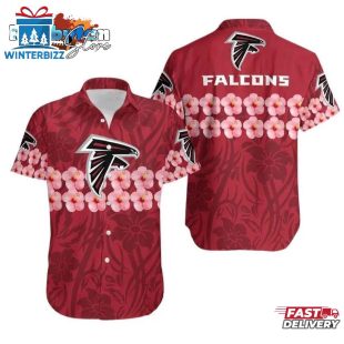 Atlanta Falcons Flower And Hawaii Shirt Summer Collection